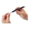 Wax-Based Marking Pencil, 4.4 mm, White Wax, Navy Blue Barrel, 10/Box10