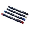 Wax-Based Marking Pencil, 4.4 mm, Blue Wax, Navy Blue Barrel, 10/Box4