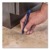 Wax-Based Marking Pencil, 4.4 mm, Blue Wax, Navy Blue Barrel, 10/Box11