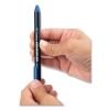 Wax-Based Marking Pencil, 4.4 mm, Blue Wax, Navy Blue Barrel, 10/Box12