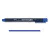 Wax-Based Marking Pencil, 4.4 mm, Blue Wax, Navy Blue Barrel, 10/Box13