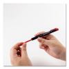 Wax-Based Marking Pencil, 4.4 mm, Red Wax, Navy Blue Barrel, 10/Box11