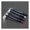 Wax-Based Marking Pencil, 4.4 mm, Red Wax, Navy Blue Barrel, 10/Box12