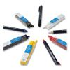 Wax-Based Marking Pencil, 4.4 mm, Black Wax, Navy Blue Barrel, 10/Box7