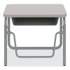 Safco® AlphaBetter® 2.0 Height-Adjustable Student Desk with Pendulum Bar2