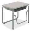 Safco® AlphaBetter® 2.0 Height-Adjustable Student Desk with Pendulum Bar3