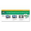 Hydrogen Peroxide Cleaner Disinfectant Wipes, 9 x 6.75, Unscented, White, 95/Canister, 6 Canisters/Carton5