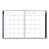 Contemporary Weekly/Monthly Planner, 11.38 x 9, Slate Blue Cover, 12-Month (Jan to Dec): 20244