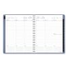 Contemporary Weekly/Monthly Planner, 11.38 x 9, Slate Blue Cover, 12-Month (Jan to Dec): 20246