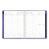 Contemporary Weekly/Monthly Planner, 11.38 x 9, Purple Cover, 12-Month (Jan to Dec): 20244