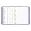 Contemporary Weekly/Monthly Planner, 11.38 x 9, Purple Cover, 12-Month (Jan to Dec): 20245