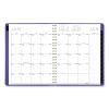 Contemporary Weekly/Monthly Planner, 11.38 x 9, Purple Cover, 12-Month (Jan to Dec): 20246