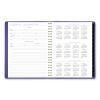 Contemporary Weekly/Monthly Planner, 11.38 x 9, Purple Cover, 12-Month (Jan to Dec): 20247