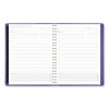 Contemporary Weekly/Monthly Planner, 11.38 x 9, Purple Cover, 12-Month (Jan to Dec): 20248