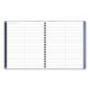 Contemporary Monthly Planner, 11.38 x 9.63, Blue Cover, 12-Month (Jan to Dec): 20243