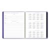 Contemporary Monthly Planner, 11.38 x 9.63, Purple Cover, 12-Month (Jan to Dec): 20247