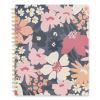 Thicket Weekly/Monthly Planner, Floral Artwork, 11 x 9.25, Gray/Rose/Peach Cover, 12-Month (Jan to Dec): 20243