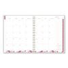 Thicket Weekly/Monthly Planner, Floral Artwork, 11 x 9.25, Gray/Rose/Peach Cover, 12-Month (Jan to Dec): 20246