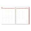 Cher Weekly/Monthly Planner, Plaid Artwork, 11 x 9.25, Pink/Blue/Orange Cover, 12-Month (Jan to Dec): 20246