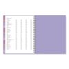 Badge Geo Weekly/Monthly Planner, Geometric Artwork, 11 x 9.25, Purple/White/Gold Cover, 13-Month (Jan to Jan): 2024 to 20256