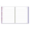 Badge Geo Weekly/Monthly Planner, Geometric Artwork, 11 x 9.25, Purple/White/Gold Cover, 13-Month (Jan to Jan): 2024 to 202510