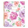 Badge Floral Weekly/Monthly Planner, Floral Artwork, 11 x 9.2, White/Multicolor Cover, 13-Month (Jan to Jan): 2024 to 20253