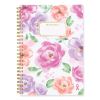 Badge Floral Weekly/Monthly Planner, Floral Artwork, 8.5 x 6.38, White/Multicolor Cover, 13-Month (Jan to Jan): 2024 to 20254