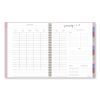 Harmony Weekly/Monthly Poly Planner, 11 x 9.38, Pink Cover, 13-Month (Jan to Jan): 2024 to 20252