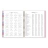 Harmony Weekly/Monthly Poly Planner, 11 x 9.38, Pink Cover, 13-Month (Jan to Jan): 2024 to 20256