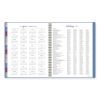 Harmony Weekly/Monthly Poly Planner, 11 x 9.38, Blue Cover, 13-Month (Jan to Jan): 2024 to 20254