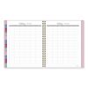 Harmony Weekly/Monthly Poly Planner, 8.81 x 7.88, Pink Cover, 13-Month (Jan to Jan): 2024 to 20254