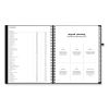 Aligned Weekly/Monthly Appointment Planner, 11 x 8.5, Black Cover, 12-Month (Jan to Dec): 20243