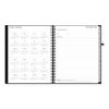 Aligned Weekly/Monthly Appointment Planner, 11 x 8.5, Black Cover, 12-Month (Jan to Dec): 20246