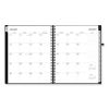 Aligned Weekly/Monthly Appointment Planner, 11 x 8.5, Black Cover, 12-Month (Jan to Dec): 20247