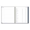 Ashlyn Weekly/Monthly Planner, Floral Artwork, 11 x 8.5, Navy/Multicolor Cover, 12-Month (Jan to Dec): 20243