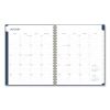 Ashlyn Weekly/Monthly Planner, Floral Artwork, 11 x 8.5, Navy/Multicolor Cover, 12-Month (Jan to Dec): 20244