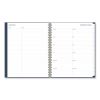 Ashlyn Weekly/Monthly Planner, Floral Artwork, 11 x 8.5, Navy/Multicolor Cover, 12-Month (Jan to Dec): 20245