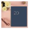 Ashlyn Weekly/Monthly Planner, Floral Artwork, 11 x 8.5, Navy/Multicolor Cover, 12-Month (Jan to Dec): 20247