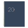 Ashlyn Weekly/Monthly Planner, Floral Artwork, 11 x 8.5, Navy/Multicolor Cover, 12-Month (Jan to Dec): 20248