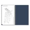 Ashlyn Weekly/Monthly Planner, Floral Artwork, 8 x 5, Navy/Multicolor Cover, 12-Month (Jan to Dec): 20244