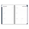 Ashlyn Weekly/Monthly Planner, Floral Artwork, 8 x 5, Navy/Multicolor Cover, 12-Month (Jan to Dec): 20246