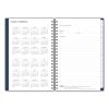 Ashlyn Weekly/Monthly Planner, Floral Artwork, 8 x 5, Navy/Multicolor Cover, 12-Month (Jan to Dec): 202410