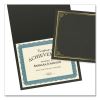 Award Certificates, 8.5 x 11, Natural with Blue Braided Border, 15/Pack4