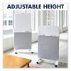 Agile Glass Dry-Erase Easel, 25.5 x 60.5, White Surface4