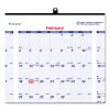 Yearly Wall Calendar, 24 x 36, White/Blue Sheets, 12-Month (Jan to Dec): 20244