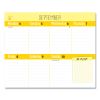Fridge Planner Magnetized Weekly Calendar with Pads + Pencil, 12 x 12.5, White/Yellow Sheets, 16-Month (Sept-Dec): 2024-20253