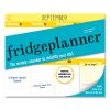 Fridge Planner Magnetized Weekly Calendar with Pads + Pencil, 12 x 12.5, White/Yellow Sheets, 16-Month (Sept-Dec): 2024-20254