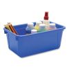 Cubby Bin with Lid, 1 Section, 2 gal, 8.2 x 12.5 x 11.5, Assorted Colors, 5/Pack2