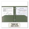 Recycled Plastic Two-Pocket Folder, 11" x 8.5", Randomly Assorted8