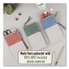 Recycled Pencil Pouch, 5 x 0.5 x 9, Randomly Assorted Colors3